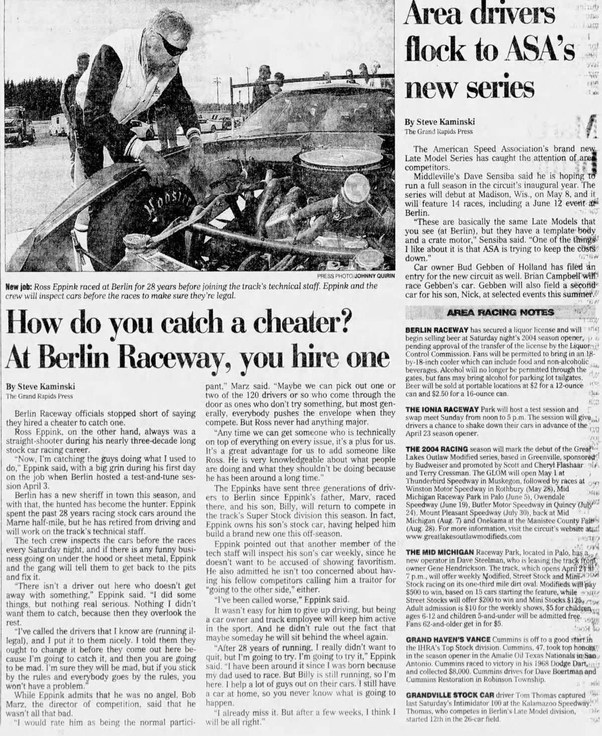 Mid-Michigan Raceway Park - April 2004 Article